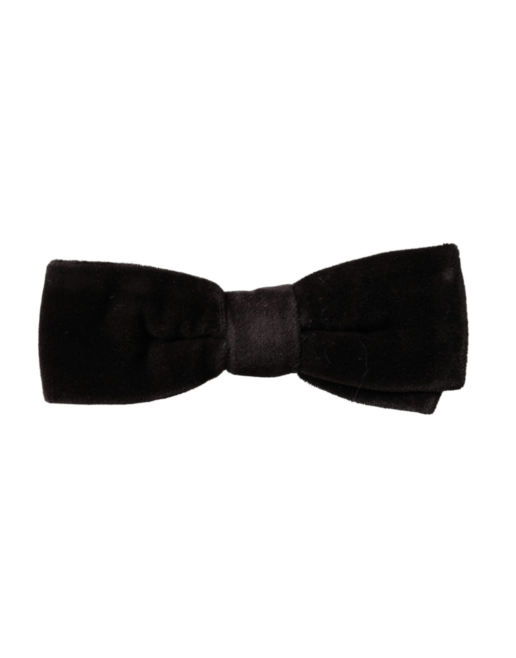 Dolce & Gabbana Maroon Velvet Cotton Adjustable Neck Men Bow Tie