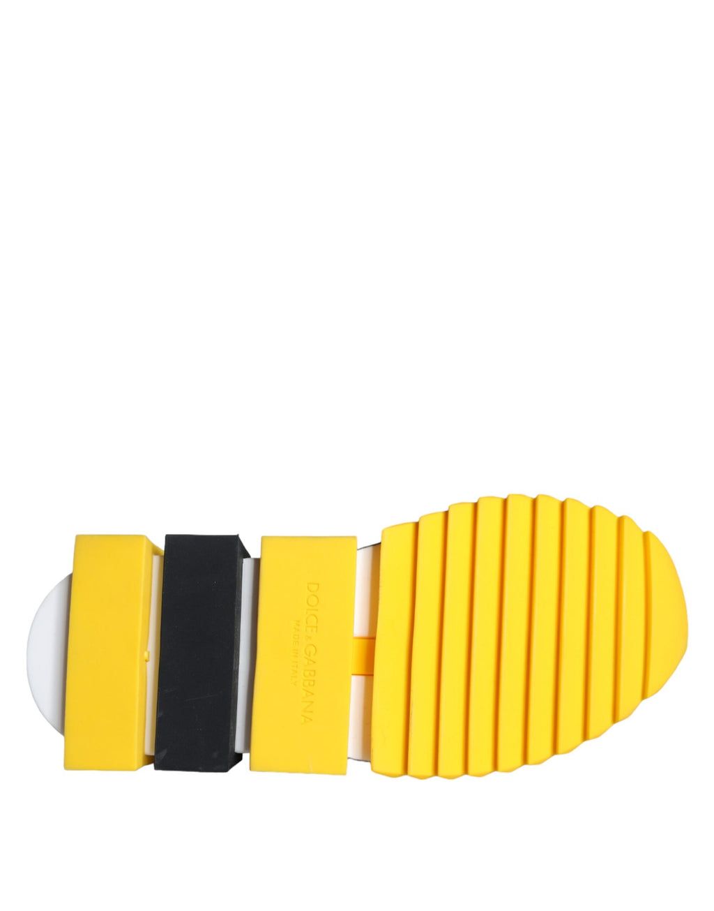 Chaussures femme Dolce & Gabbana Sorrento jaunes avec cristaux, baskets élégantes en toile pour femmes.