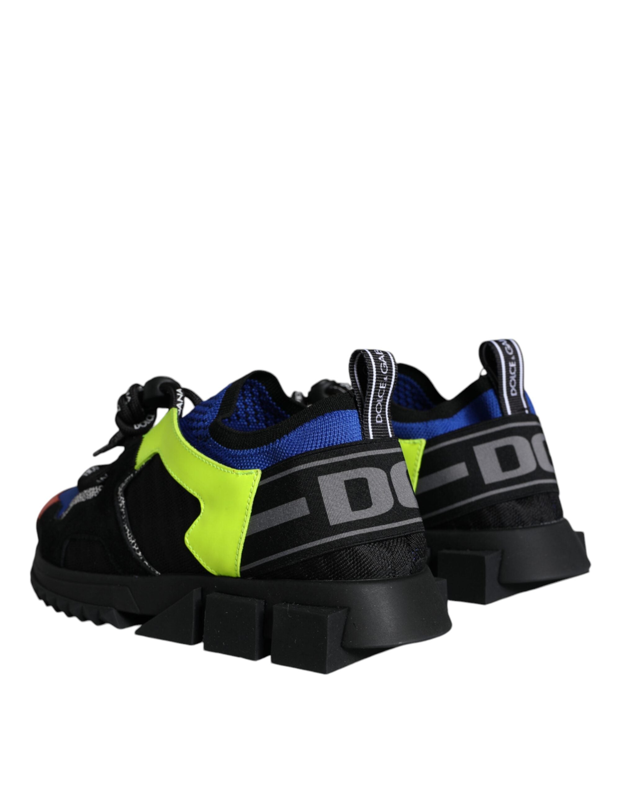 Chaussures de randonnée Dolce & Gabbana Sorrento en mesh multicolore avec semelle robuste et design tendance.