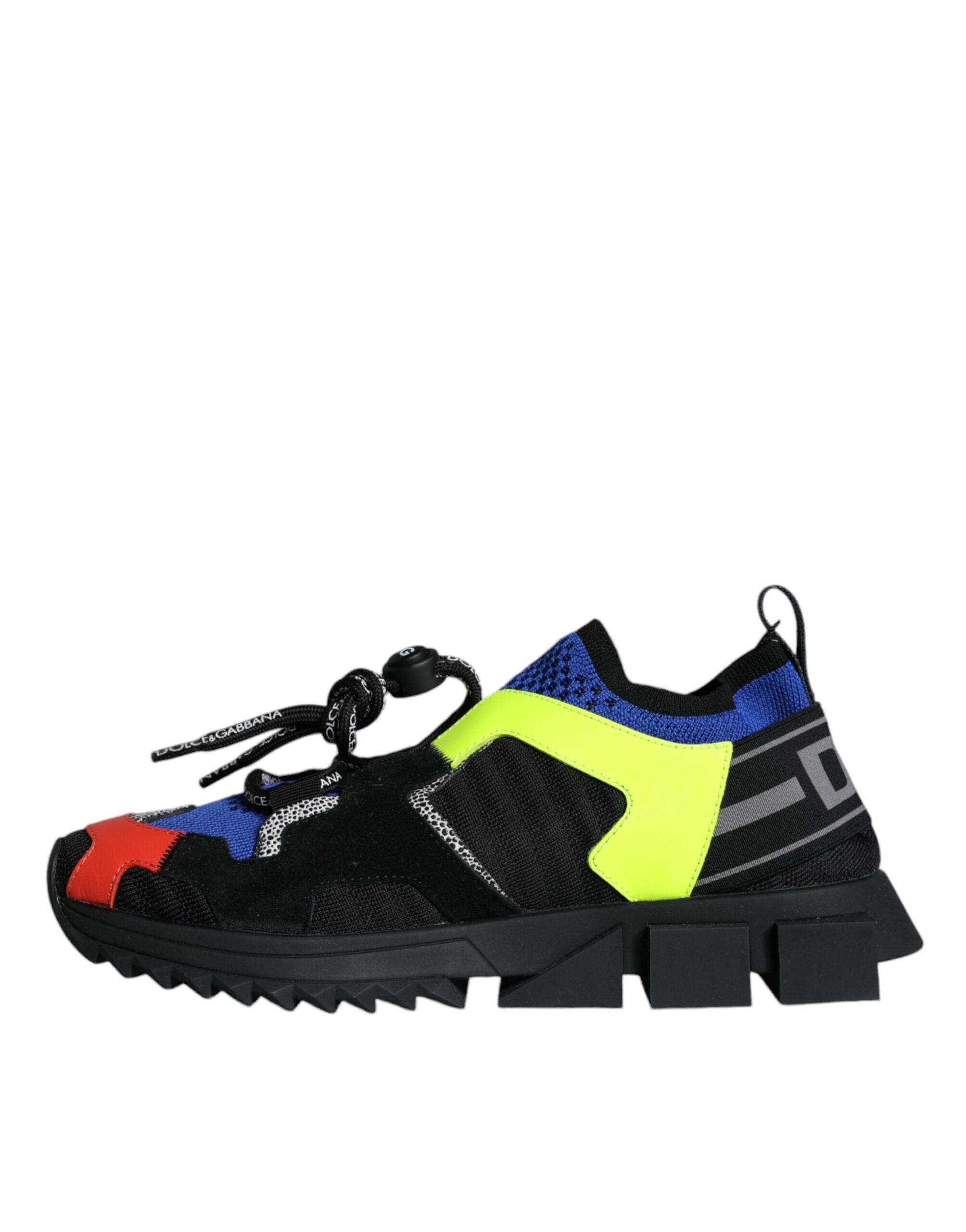 Baskets de randonnée Dolce & Gabbana Sorrento en mesh multicolore, chaussures de trekking élégantes et confortables.