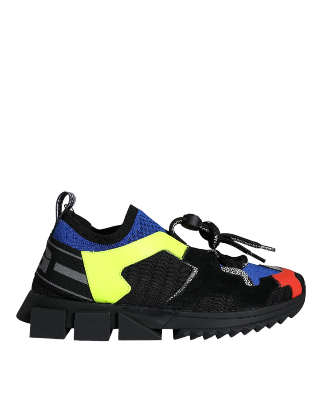 Chaussures de randonnée Dolce & Gabbana Sorrento en mesh multicolore, baskets de trekking élégantes et confortables.