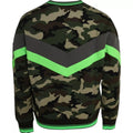 Sweatshirt Dolce & Gabbana multicolore camouflage avec capuche, motif tendance et style décontracté.