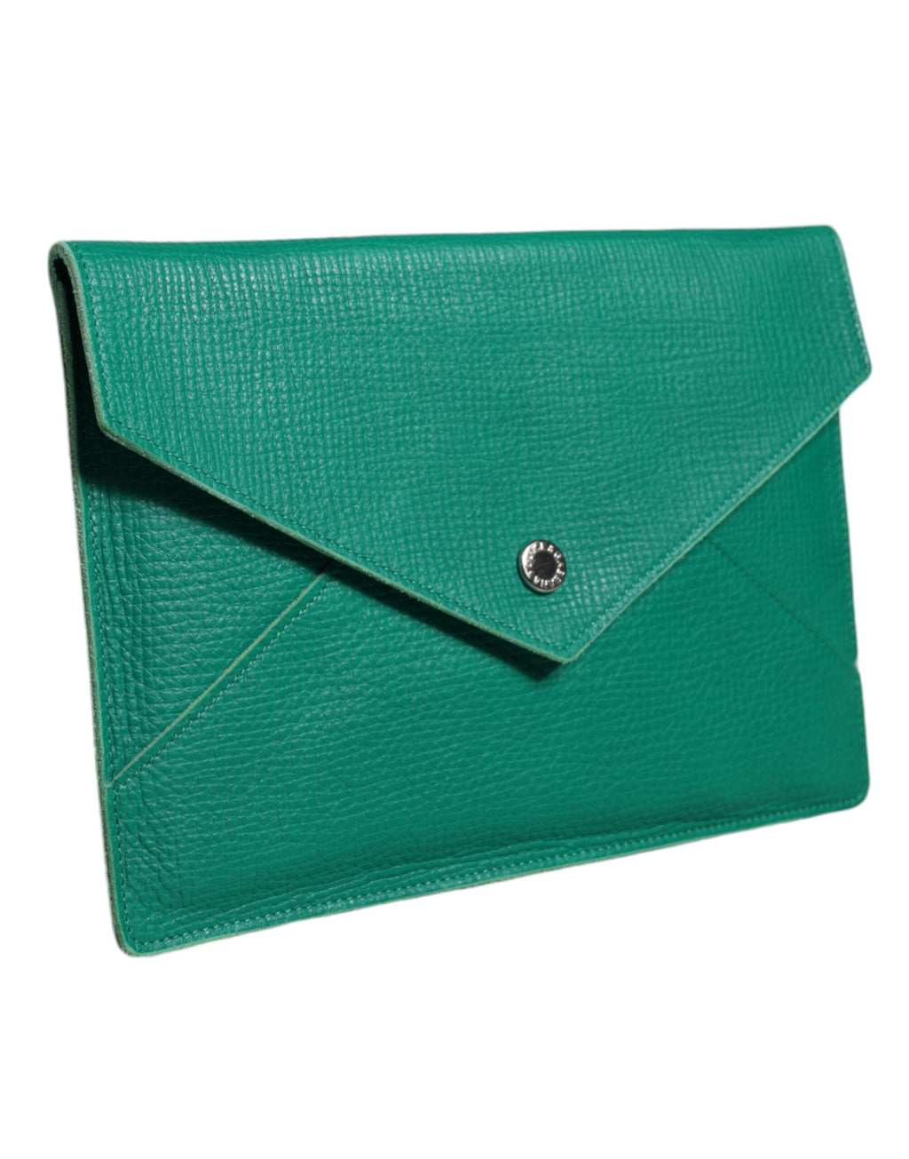 Sac à main et pochette en cuir vert Dolce & Gabbana, petit format, idéal pour téléphone ou accessoires.