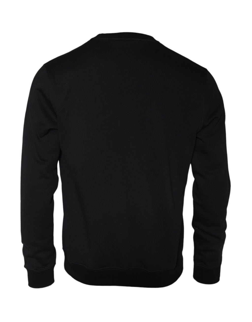 Sweatshirt en coton gris foncé Versace avec col rond et logo Medusa noir, style décontracté et élégant.