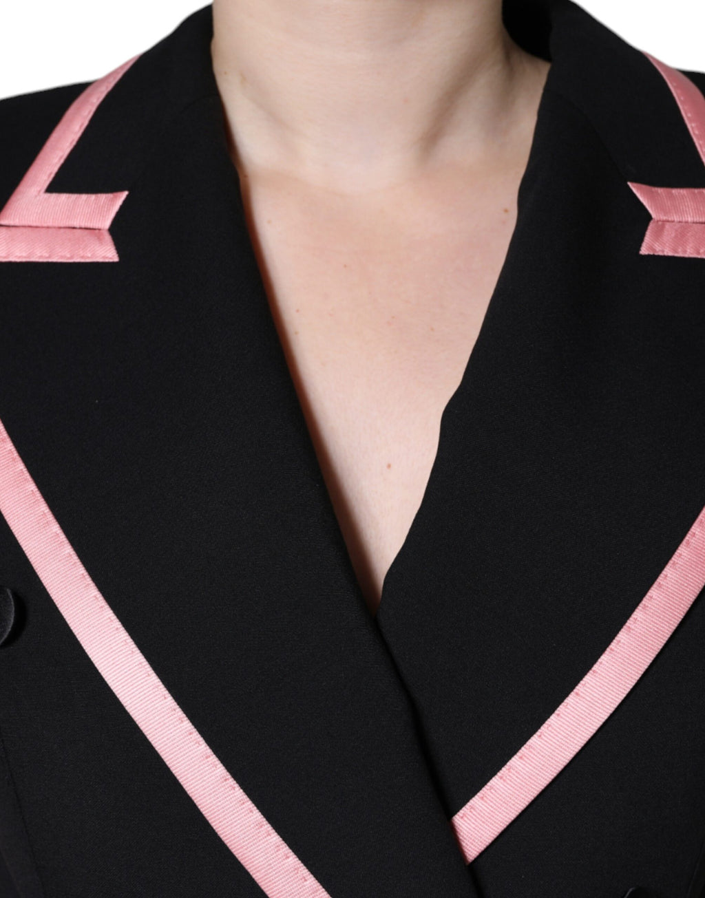 Combinaison sans manches en laine mélangée noire de Dolce & Gabbana, robe élégante et moderne pour femmes.