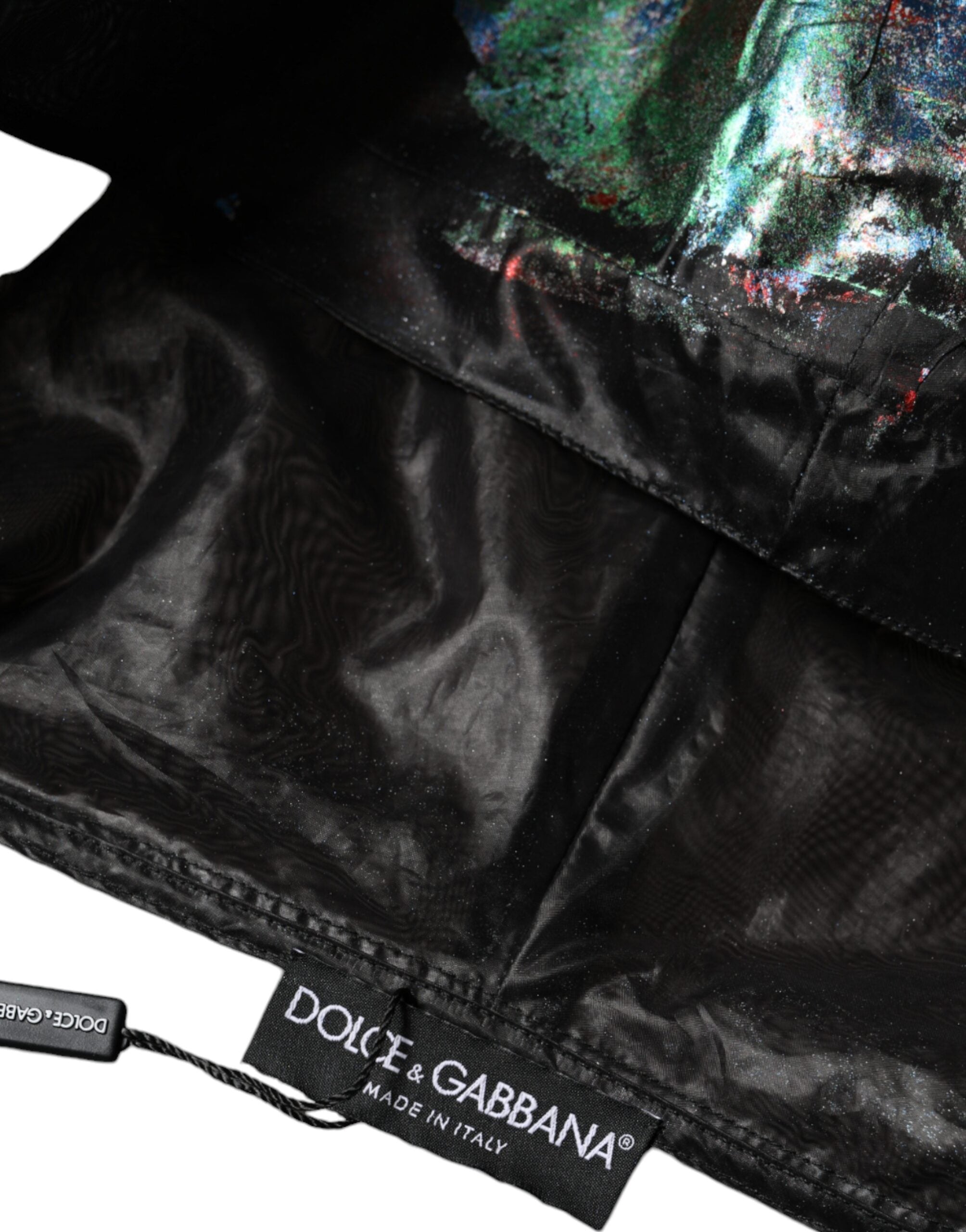 Sweat à capuche Dolce & Gabbana à imprimé multicolore, pull-over tendance avec capuche et motifs colorés.