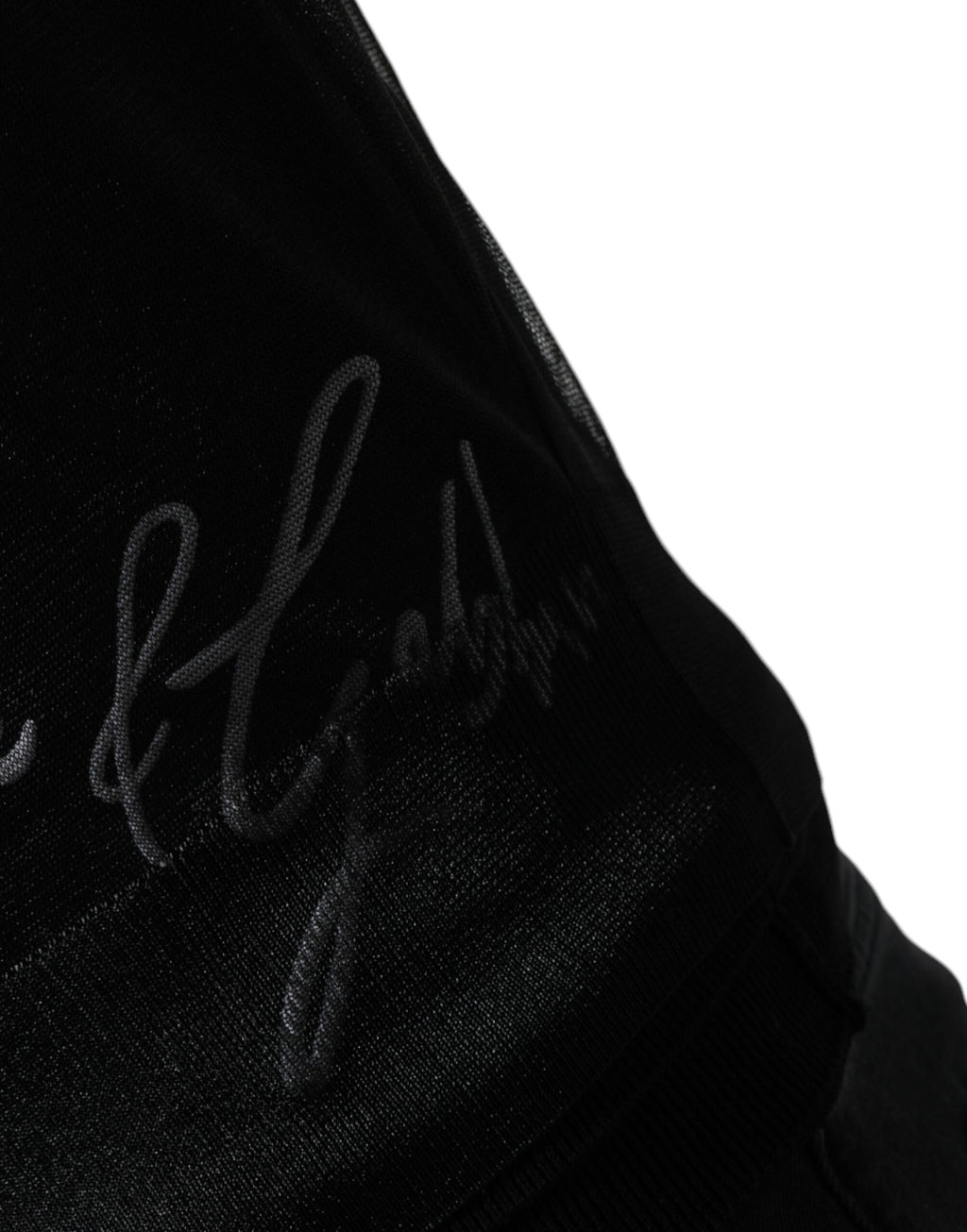 Sweat à capuche Dolce & Gabbana en polyester noir, pull-over décontracté avec logo et design élégant.