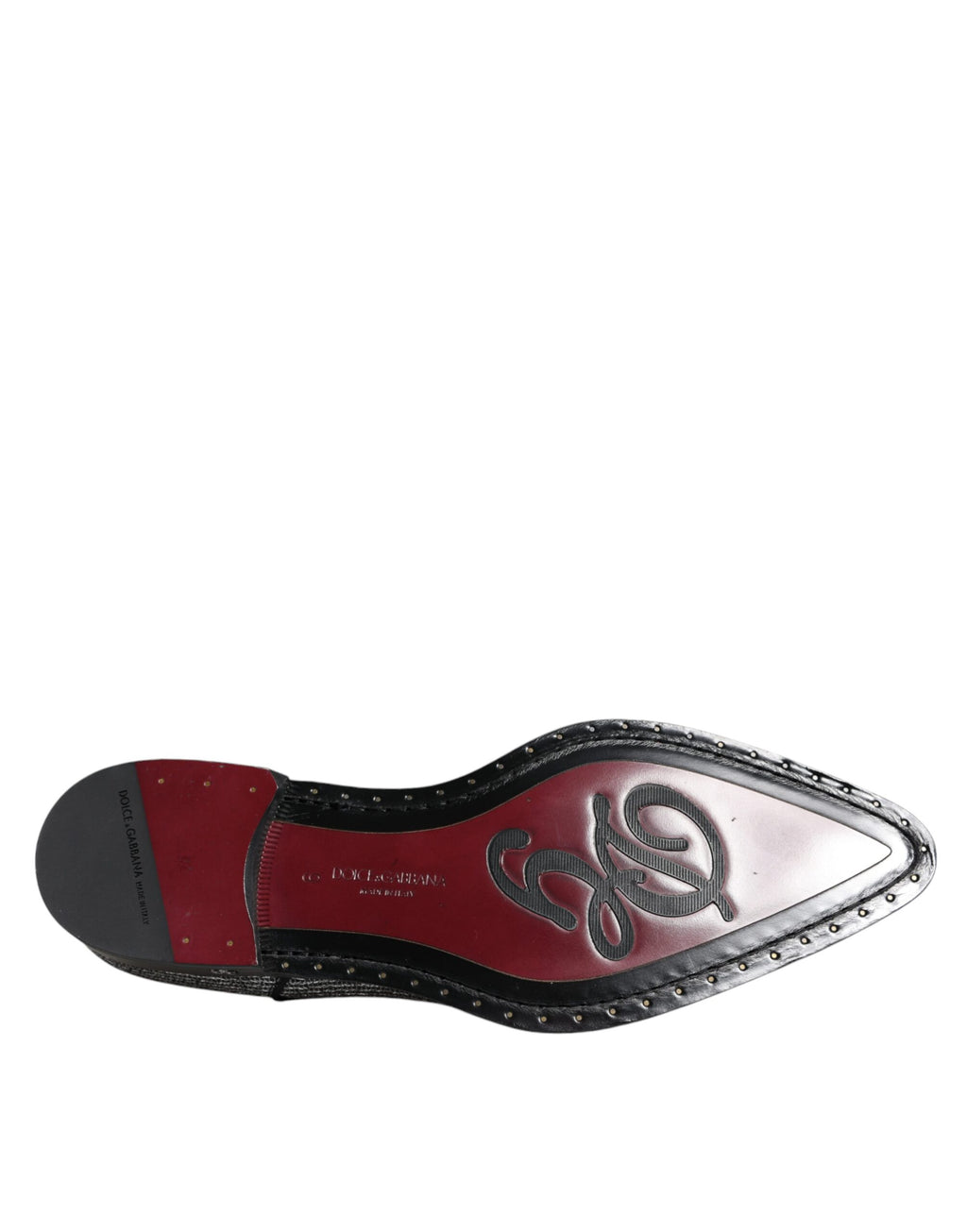 Chaussures derby en polyuréthane argenté de D&G Dolce & Gabbana, chaussures formelles élégantes pour homme.