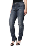 Jeans skinny en coton extensible bleu foncé de Dolce & Gabbana, coupe ajustée et détails classiques en denim.