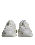 Chaussures de randonnée en mesh blanc Dolce & Gabbana Sorrento, baskets de trekking élégantes et confortables.