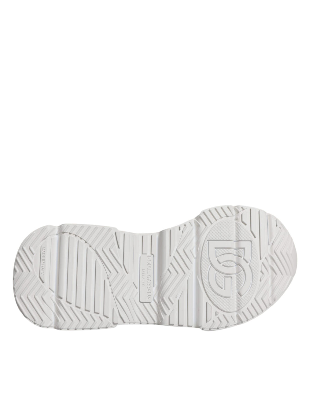 Chaussures sneakers basses blanches Dolce & Gabbana Daymaster, style décontracté pour homme.