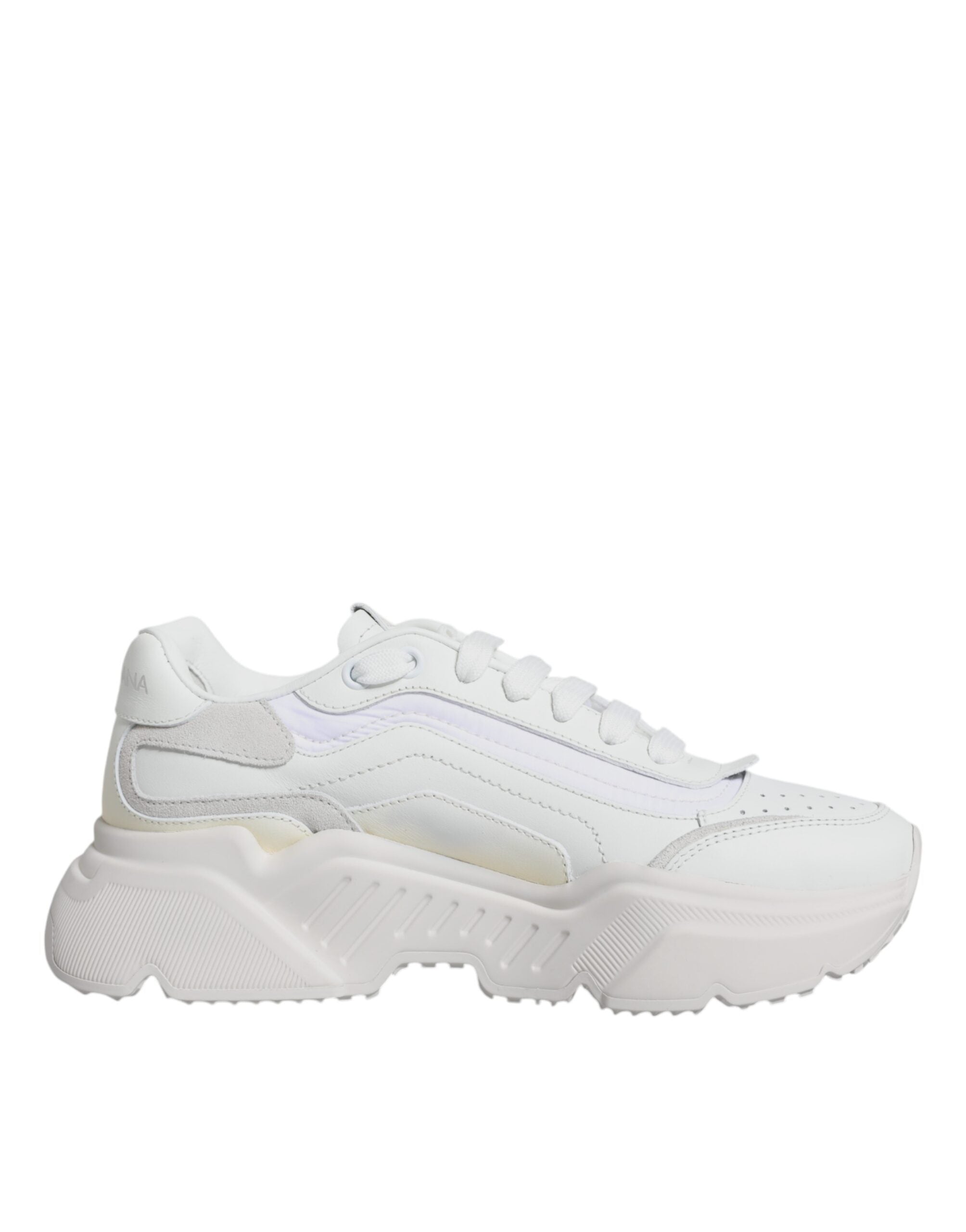 Chaussures sneakers basses Dolce & Gabbana Daymaster blanches, chaussures de sport élégantes pour homme.