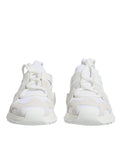 Chaussures de trekking Dolce & Gabbana Sorrento en maille blanche, baskets sportives élégantes pour hommes.