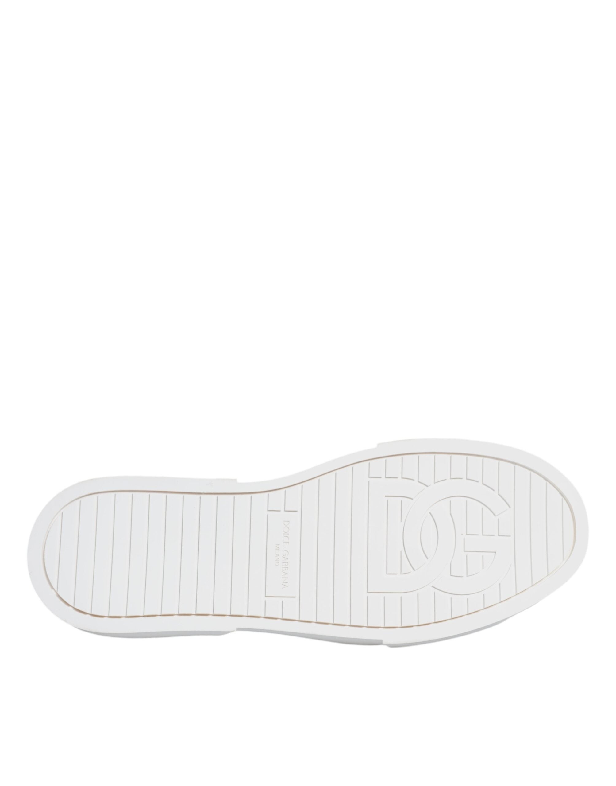 Chaussures basses en toile rose et blanche Dolce & Gabbana avec logo, sneakers élégants pour femme.