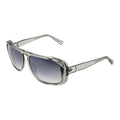 Lunettes de soleil gris en plastique de la marque Guess, avec monture élégante et design moderne, vues de face.
