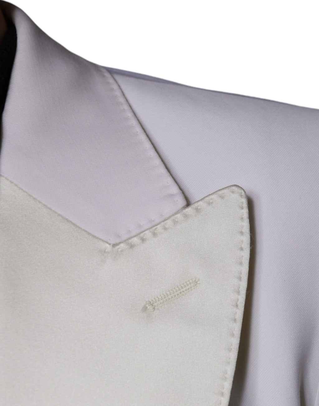 Blazer pour femme Dolce & Gabbana, robe en laine blanche, à un bouton, coupe classique, élégant et sophistiqué.