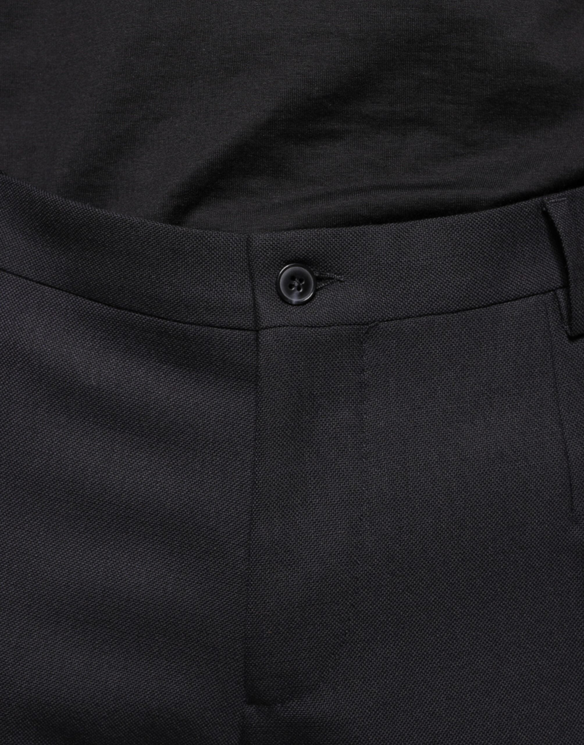 Pantalon formel en laine noire Dolce & Gabbana, pantalon skinny élégant pour femme ou homme.