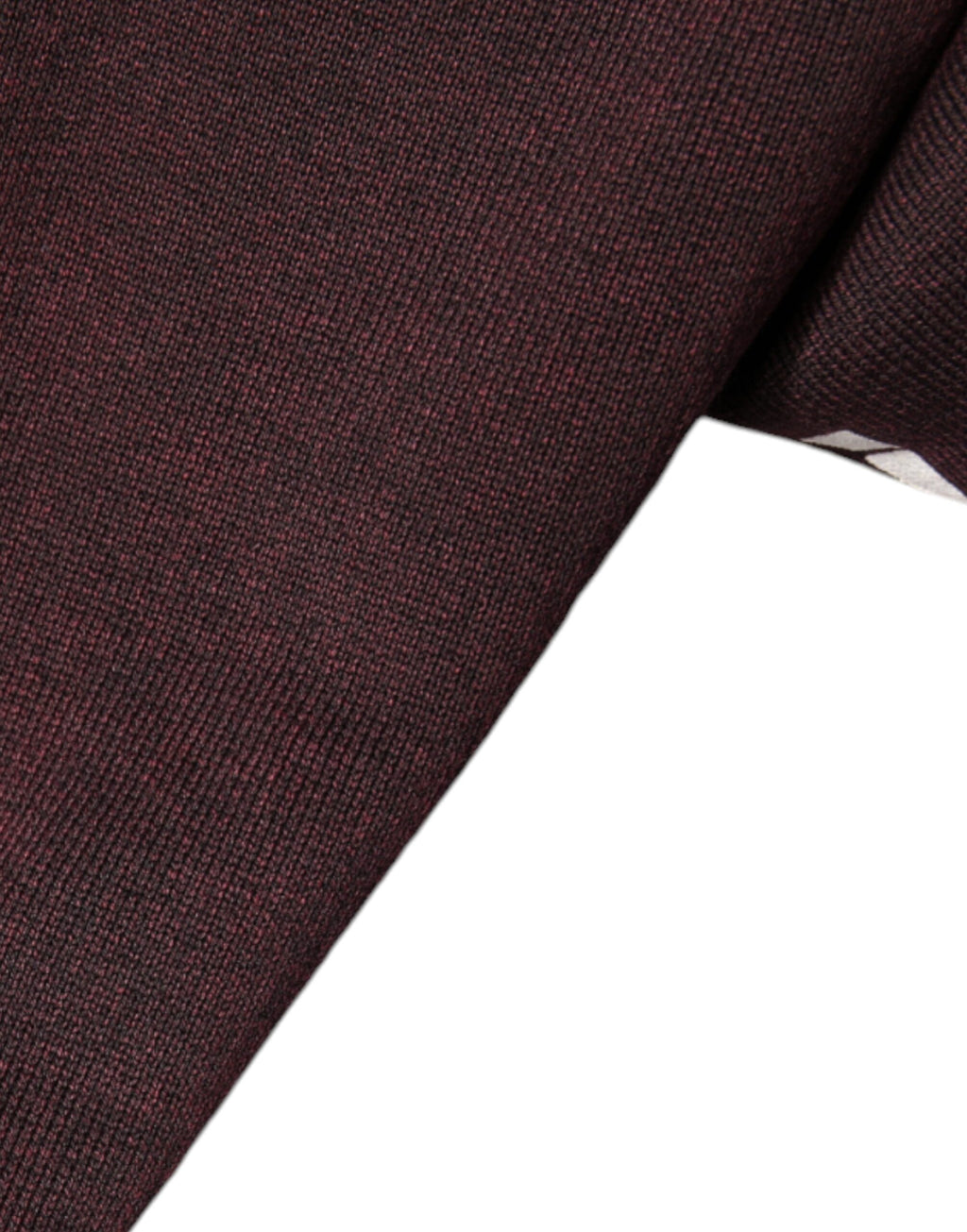 Sweatshirt homme Dolce & Gabbana logo rouge bordeaux, col rond, pull en coton confortable, vue de face.