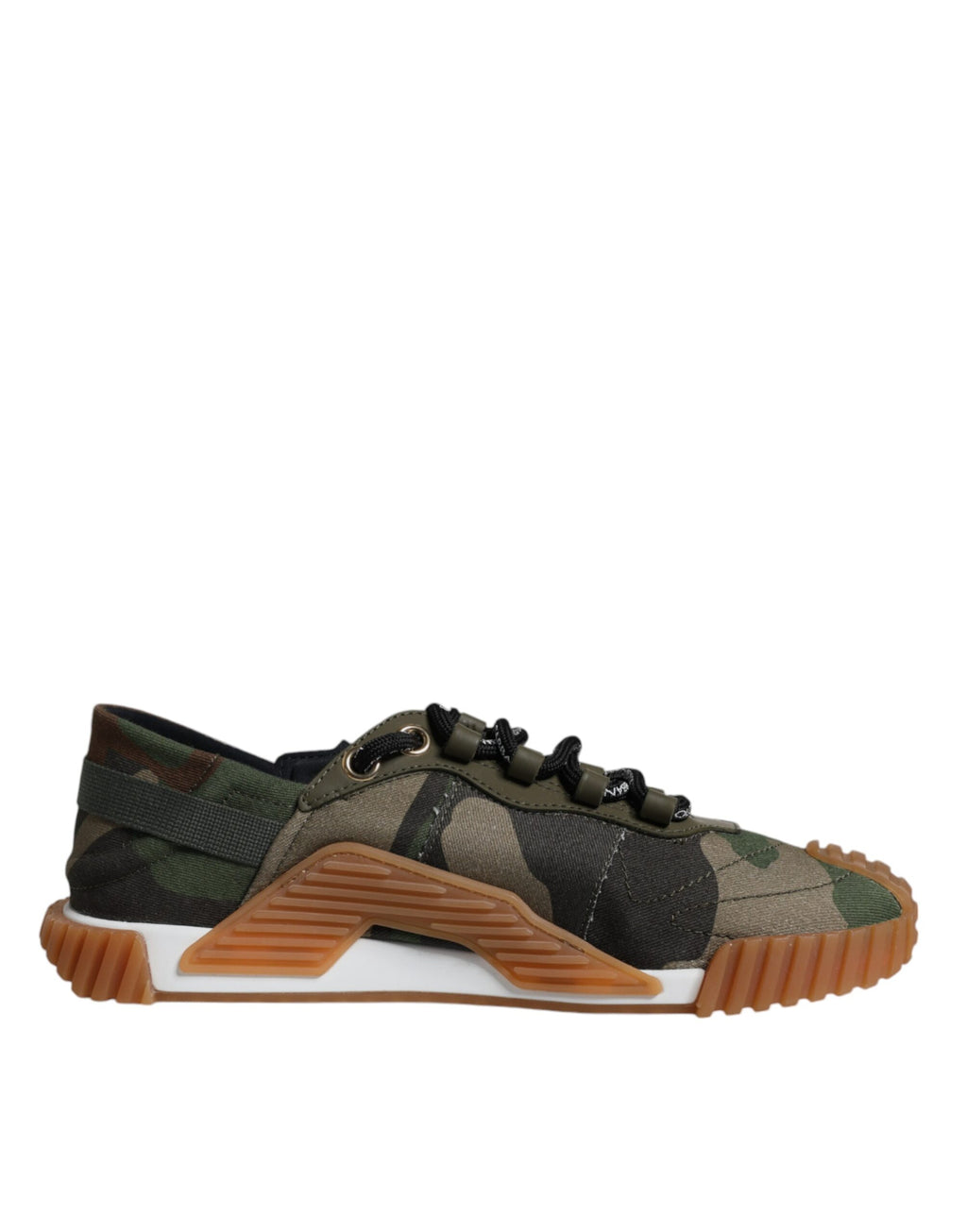 Chaussures sneakers basses pour hommes Dolce & Gabbana multicolores, modèle NS1, vue de côté