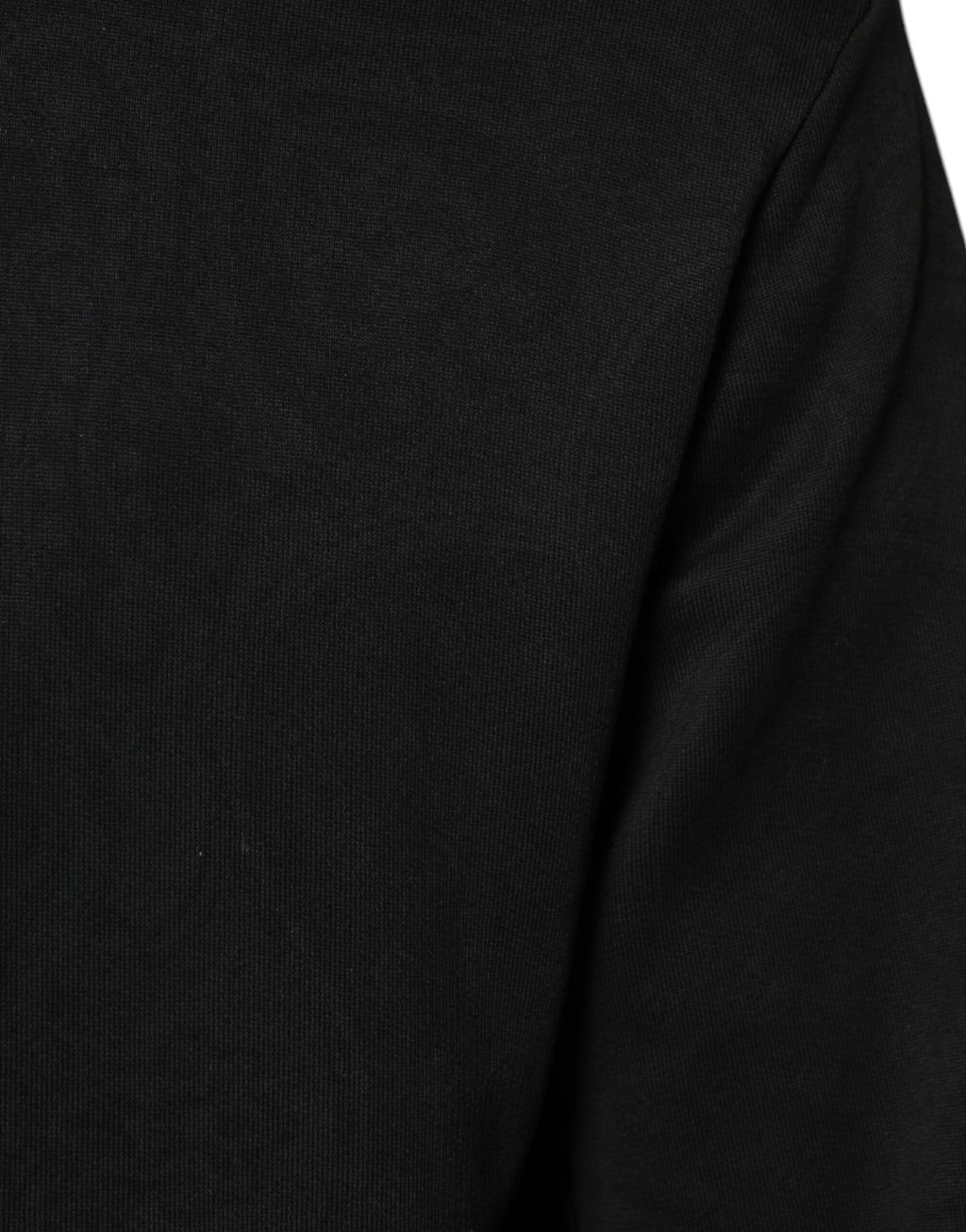 Veste bomber noire en coton Dolce & Gabbana avec capuche et fermeture éclair complète, style décontracté et moderne.
