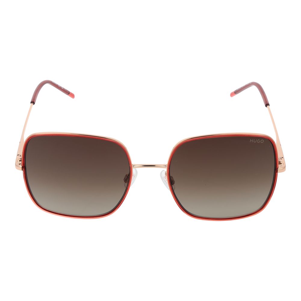 Lunettes de soleil multicolores en métal de la marque Hugo Boss, style élégant et moderne pour homme.