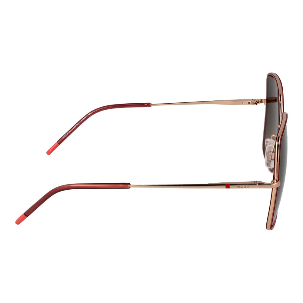 Lunettes de soleil multicolores en métal de la marque Hugo Boss, style élégant et moderne.
