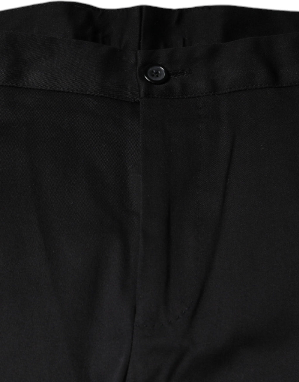 Pantalon homme Dolce & Gabbana en coton noir, pantalon skinny extensible pour homme, style élégant et moderne.