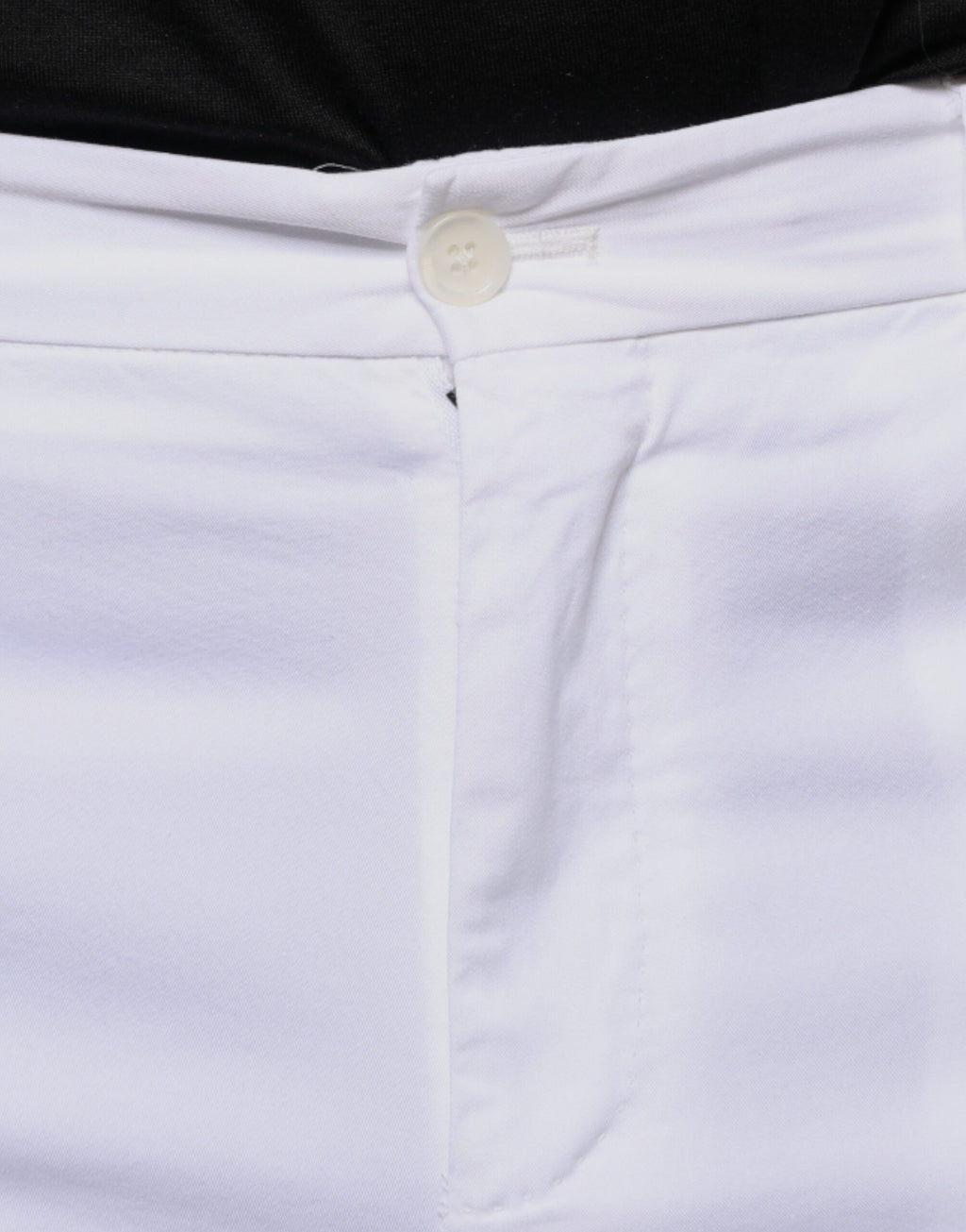 Pantalon skinny blanc en coton de Dolce & Gabbana, pantalon élégant pour femme, vue de face sur fond blanc