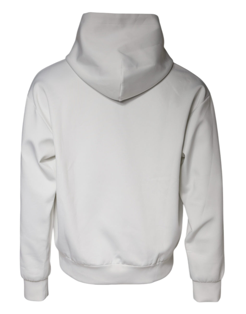 Sweat à capuche blanc Dolce & Gabbana avec logo D&G, pull-over pour homme, tissu doux et confortable.