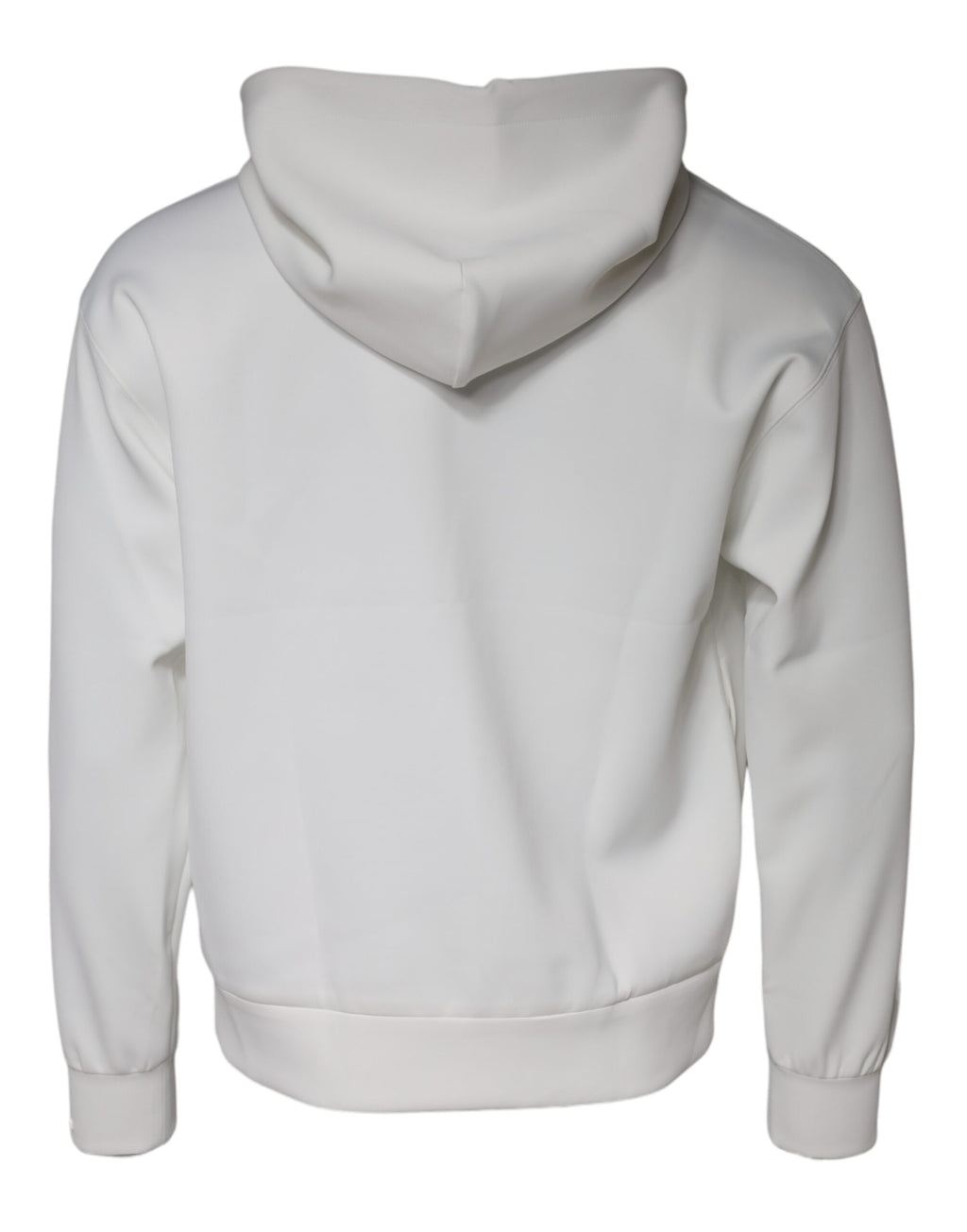 Sweat à capuche homme blanc Dolce & Gabbana avec logo DG, style décontracté et logo visible sur la poitrine.
