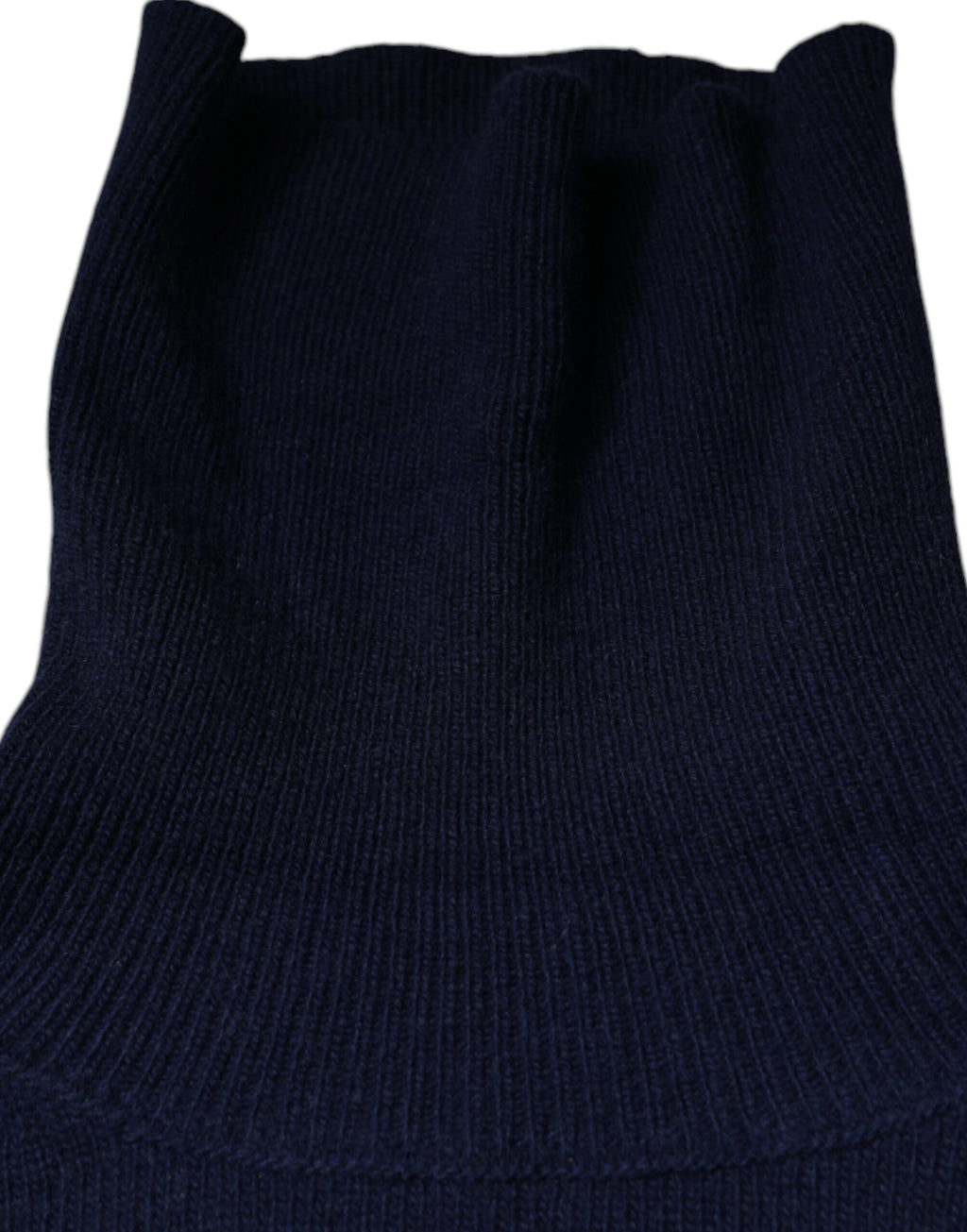 Pull à col roulé en laine bleue de Dolce & Gabbana, pull-over élégant avec texture douce et finition soignée.