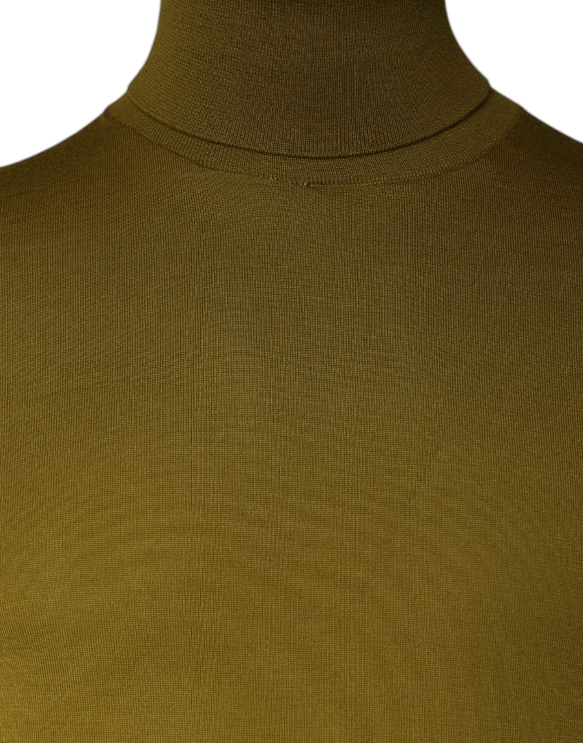 Pull en cachemire marron Dolce & Gabbana à col roulé, pull-over élégant et chaud pour homme ou femme.