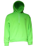 Sweat à capuche vert Dolce & Gabbana avec logo, pull-over en coton à manches longues et design élégant.