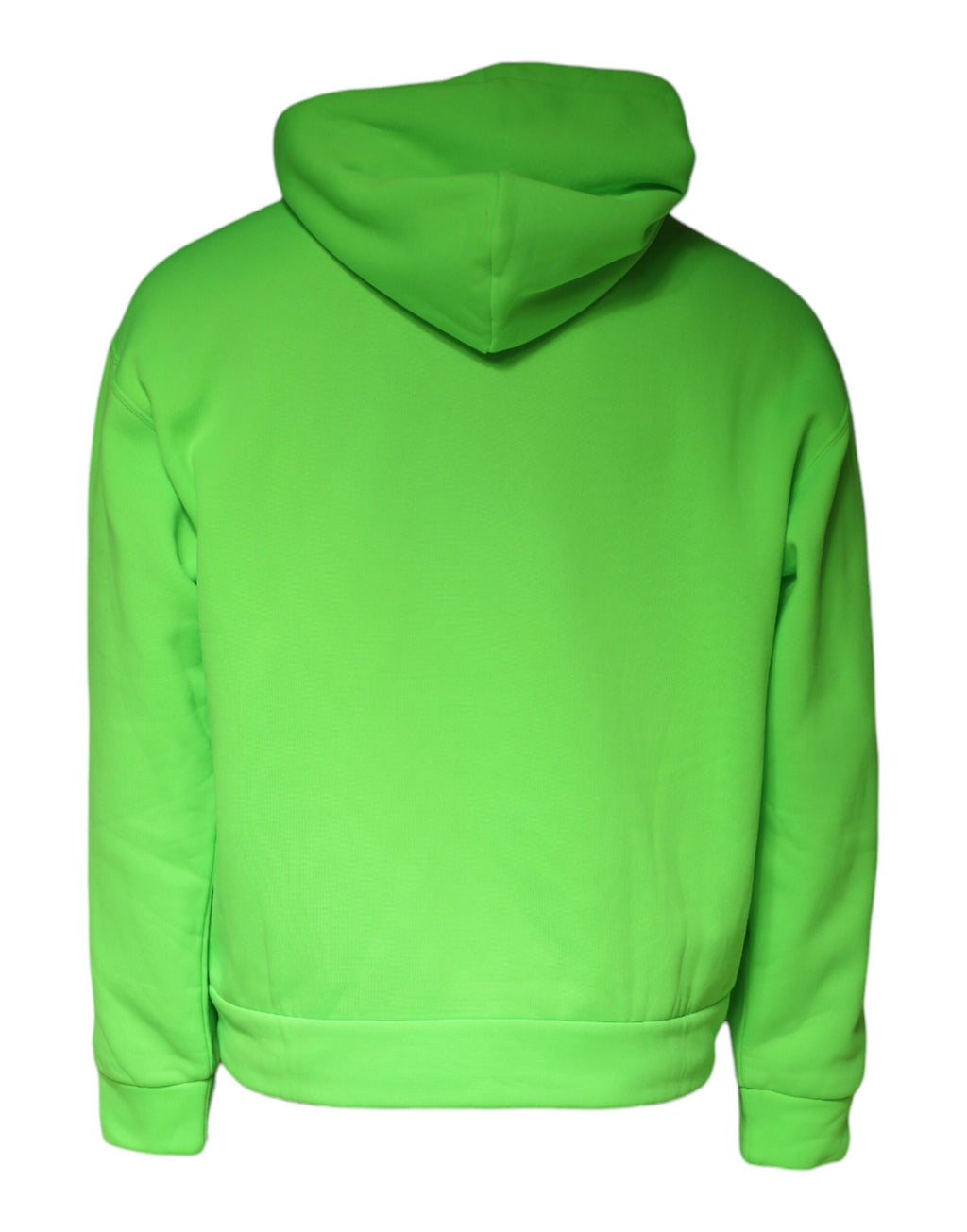 Sweat-shirt à capuche Dolce & Gabbana vert avec logo, pull en molleton pour homme ou femme, style décontracté et tendance.