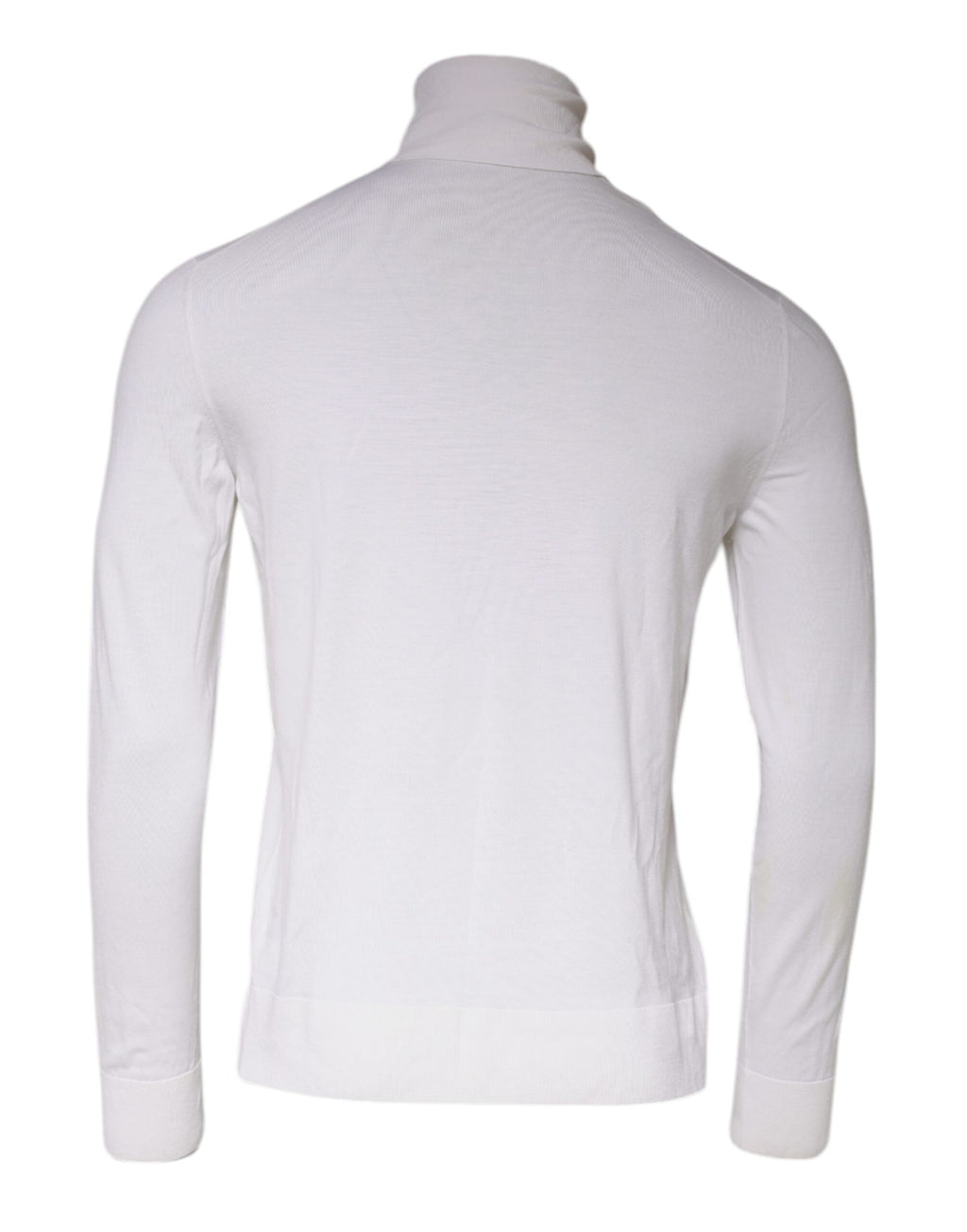 Pull noir à manches longues et col roulé de Dolce & Gabbana pour homme, élégant et confortable.