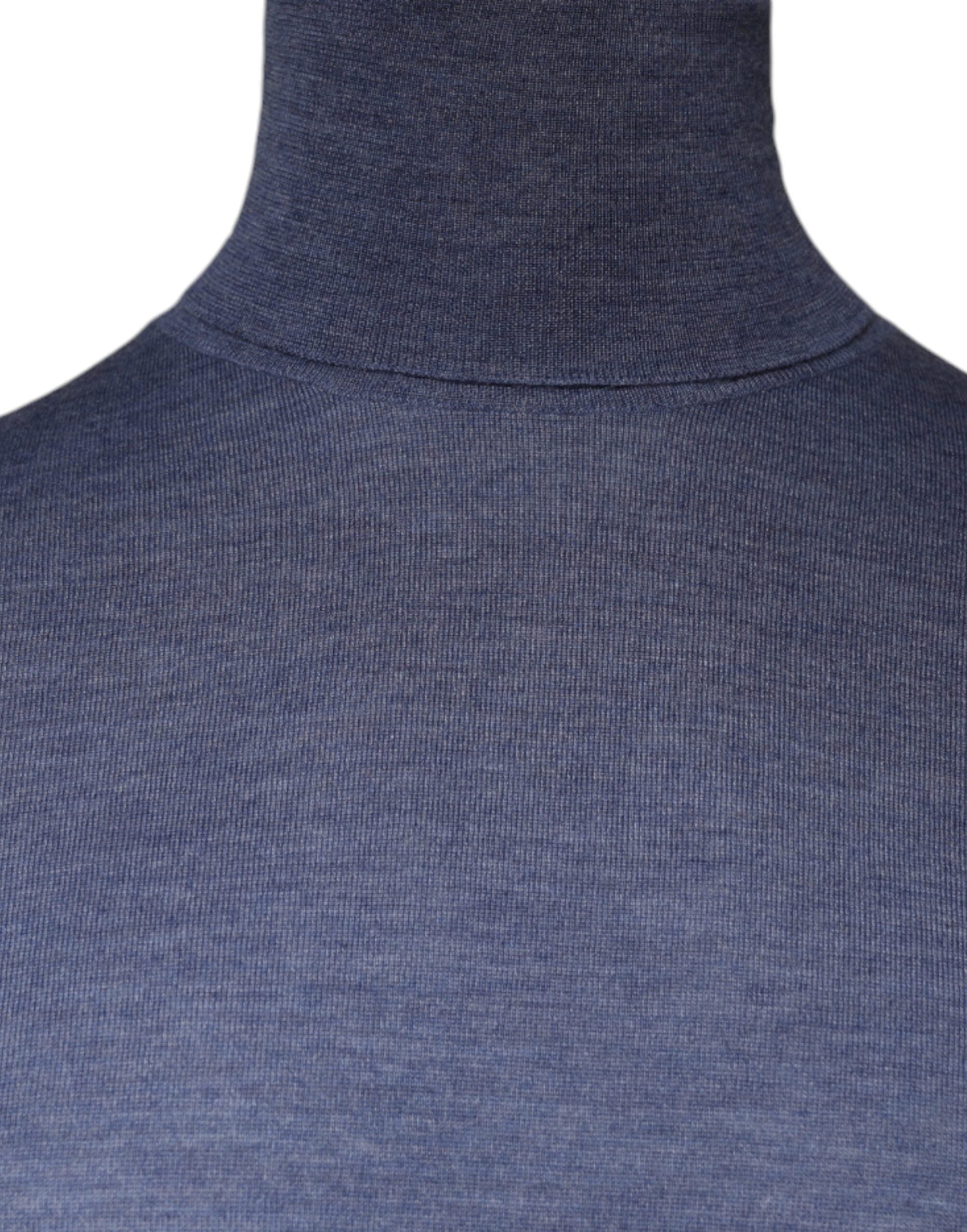 Pull à col roulé long à manches longues en violet et bleu de Dolce & Gabbana, pull-over élégant pour femme.