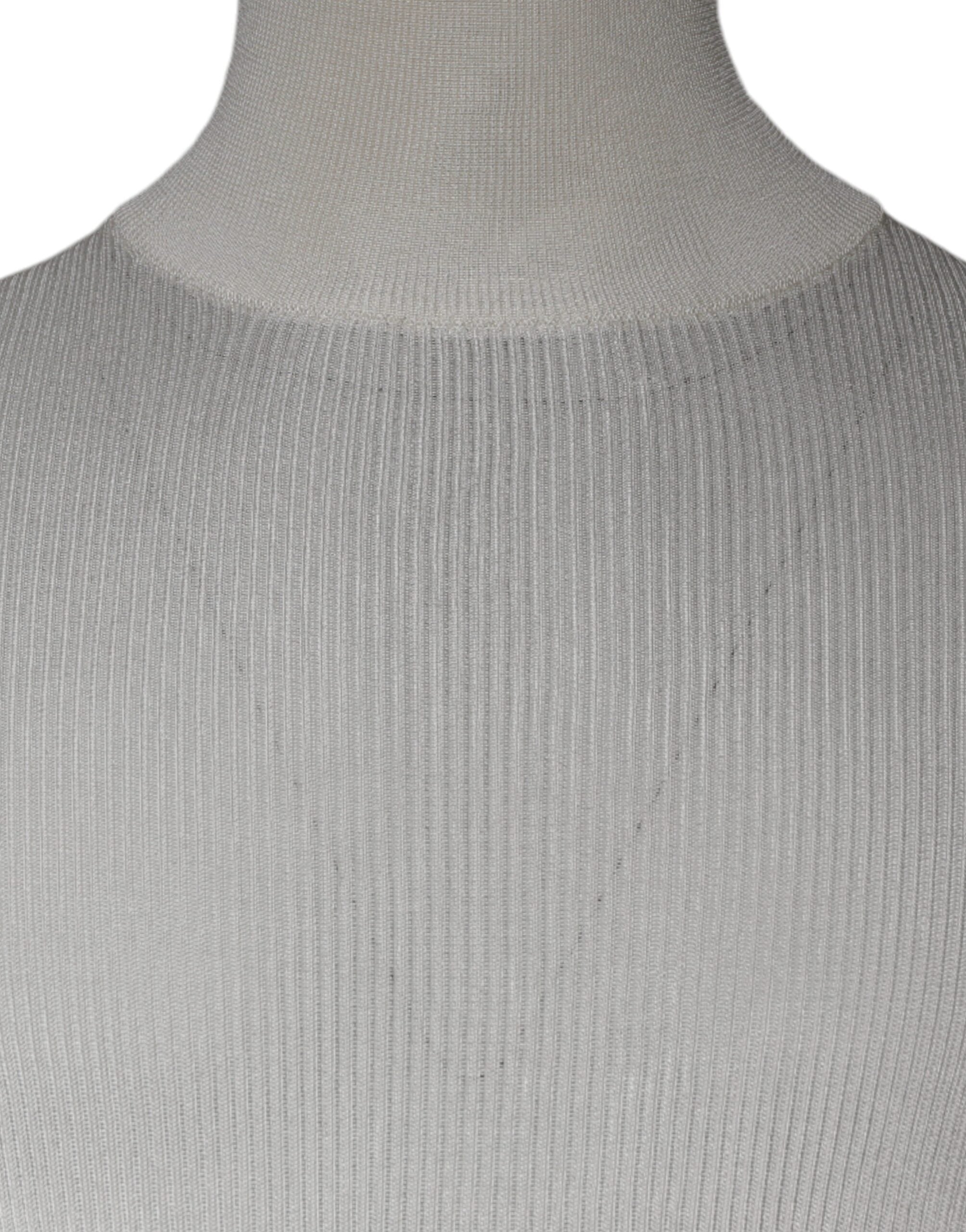 Pull à col roulé blanc Dolce & Gabbana pour homme, pull-over à manches longues élégant et confortable.