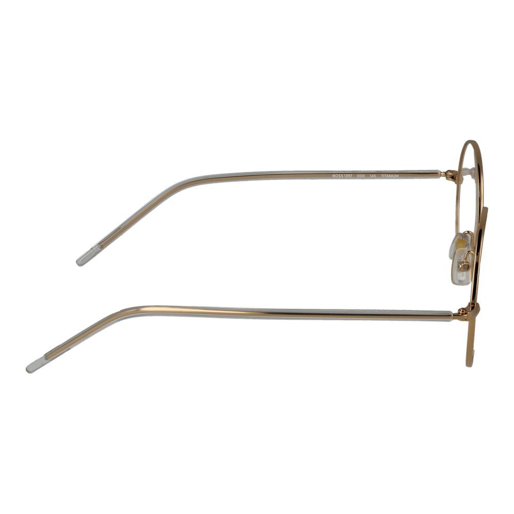Lunettes en titane doré Hugo Boss avec monture élégante et moderne, visibles dans l'image 4743128.jpg.