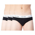 Caleçon Calvin Klein Underwear en coton noir, sous-vêtements masculins, vue de face sur fond blanc.