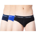 Culottes en coton bleues de la marque Calvin Klein Underwear, coupe classique et confortable pour homme.