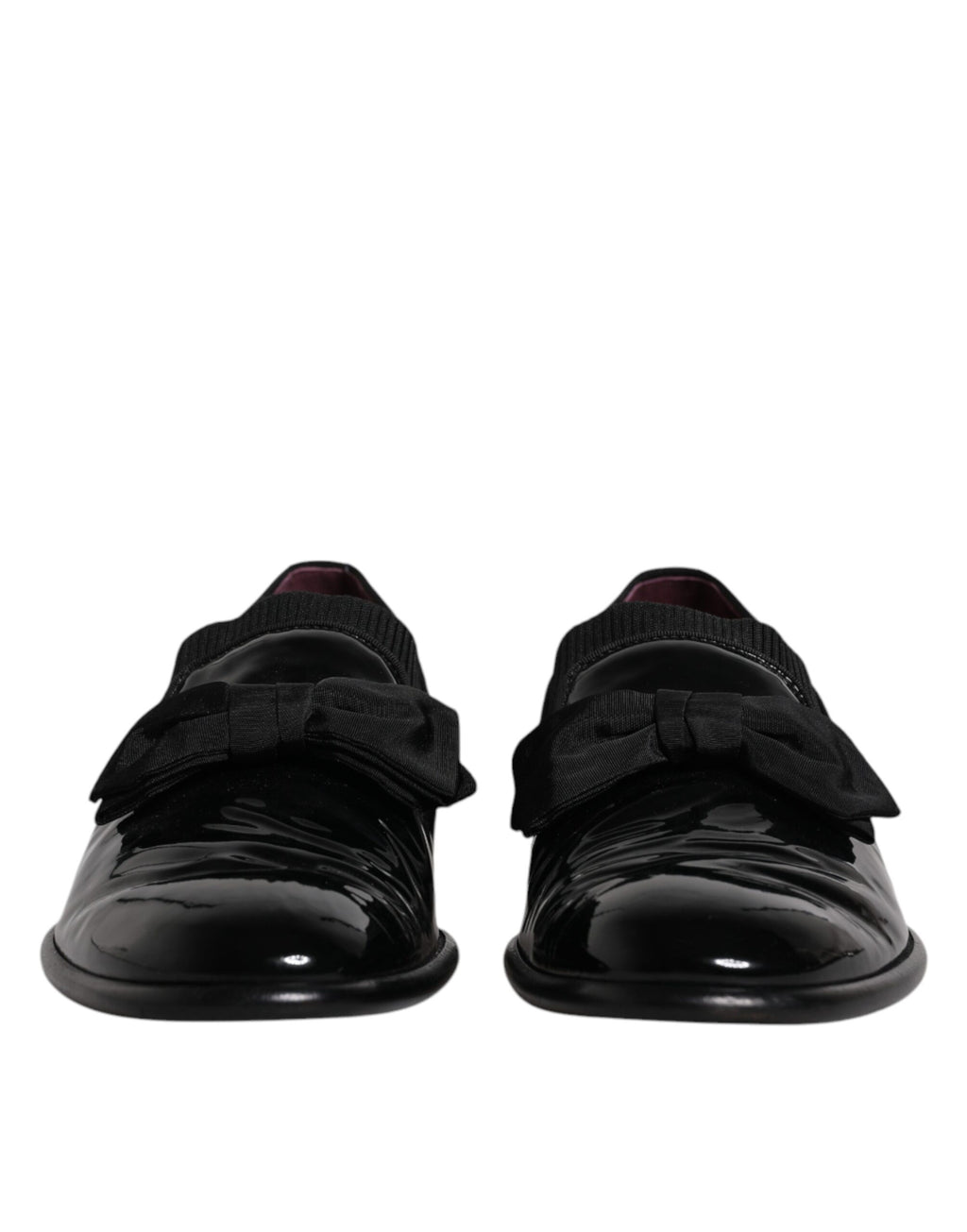 Chaussures mocassins en cuir noir pour homme de Dolce & Gabbana, chaussures formelles élégantes et sophistiquées.