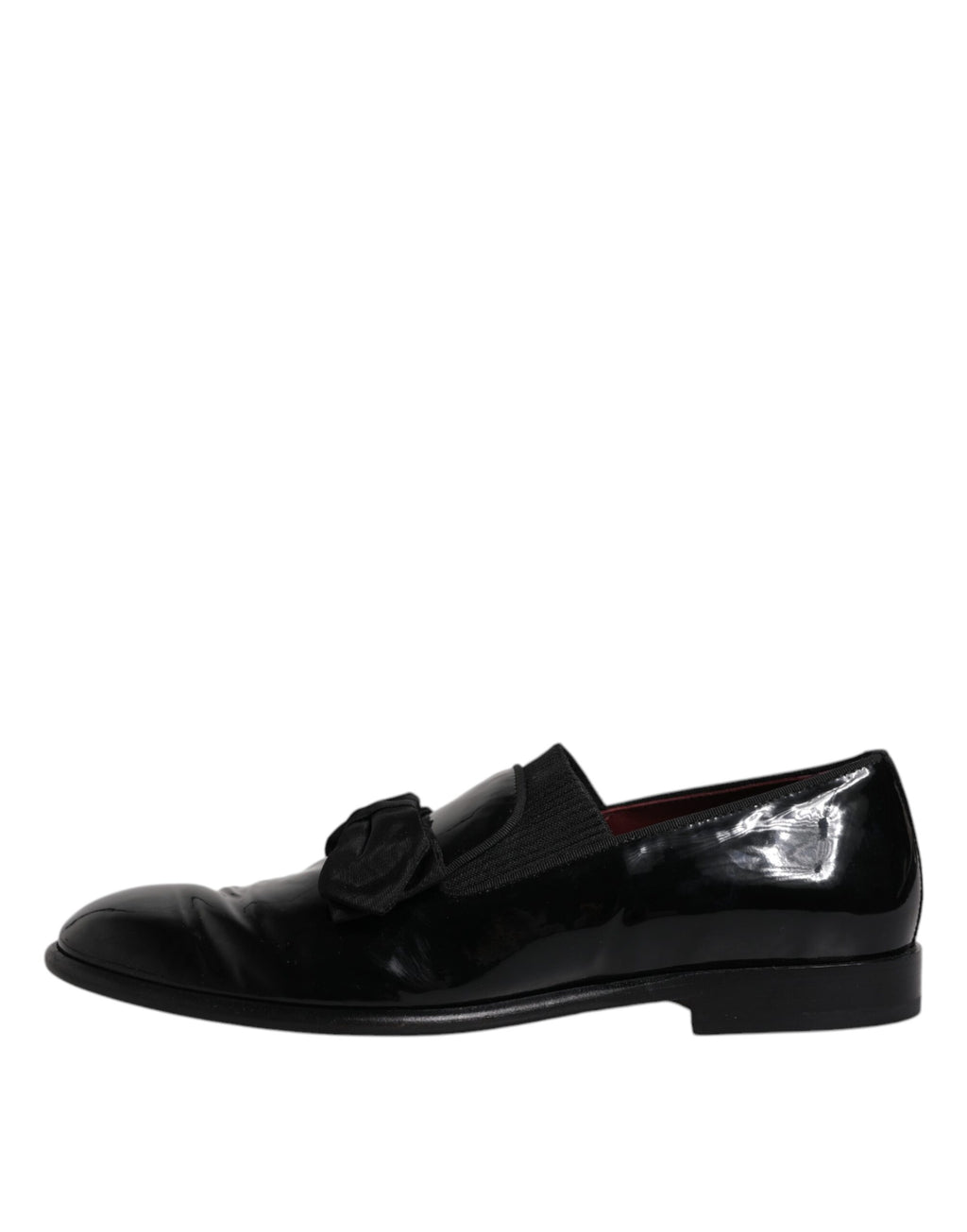 Chaussures habillées en cuir noir pour homme de Dolce & Gabbana, mocassins formels élégants et sophistiqués.