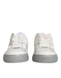 Chaussures sneakers blanches Dolce & Gabbana DG Logo CUSTOM 2.Zero avec design moderne et logo distinctif.