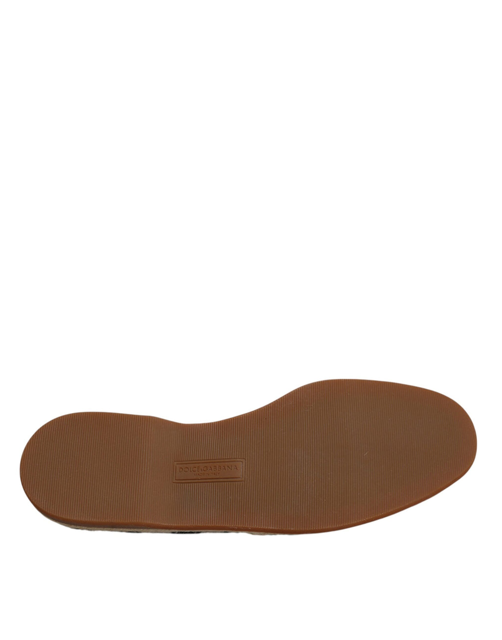 Chaussures espadrilles Dolce & Gabbana à rayures noires et blanches, slip-on, élégantes et confortables.