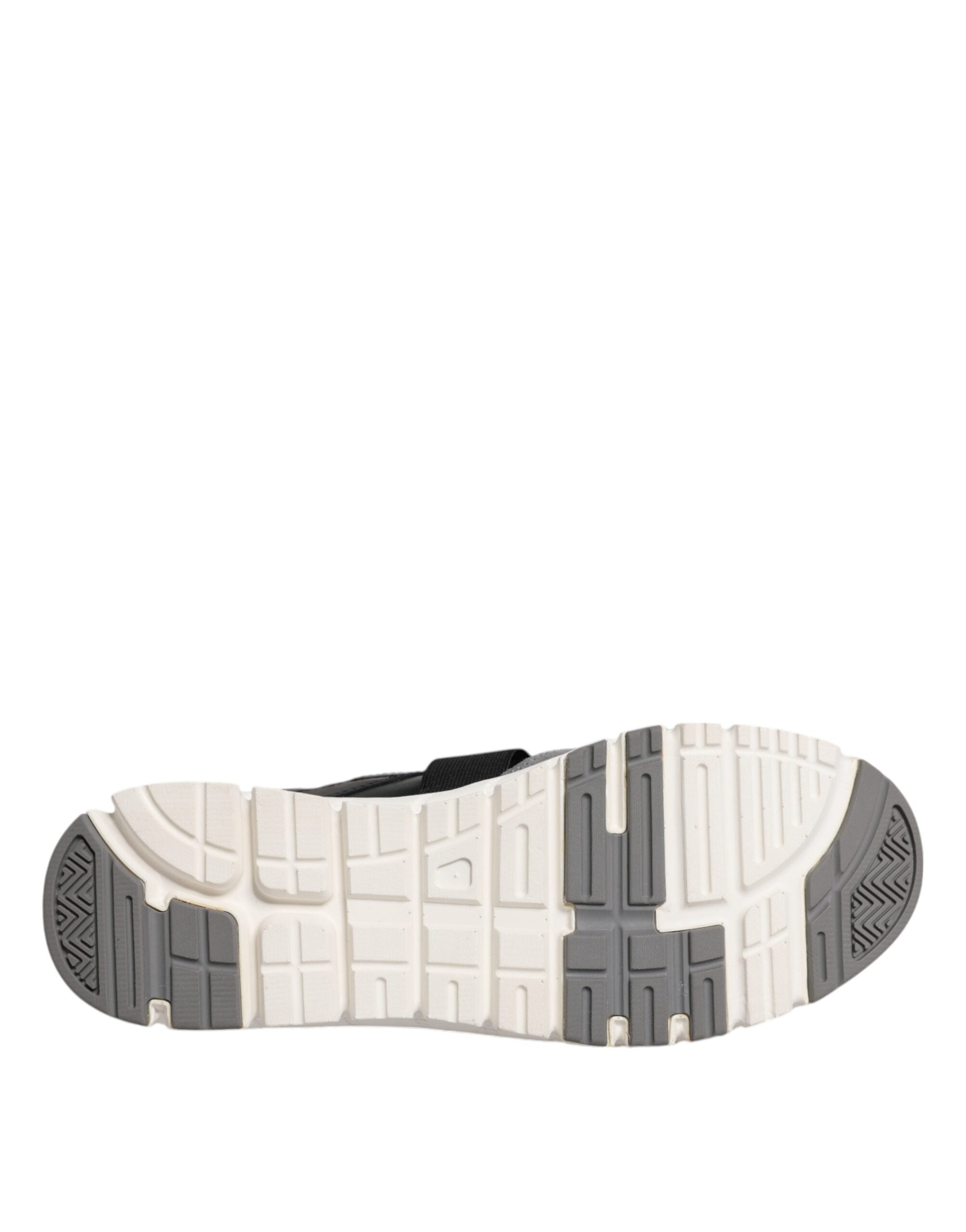Chaussures sneakers basses en cuir et daim multicolores Dolce & Gabbana, chaussures élégantes pour homme ou femme.