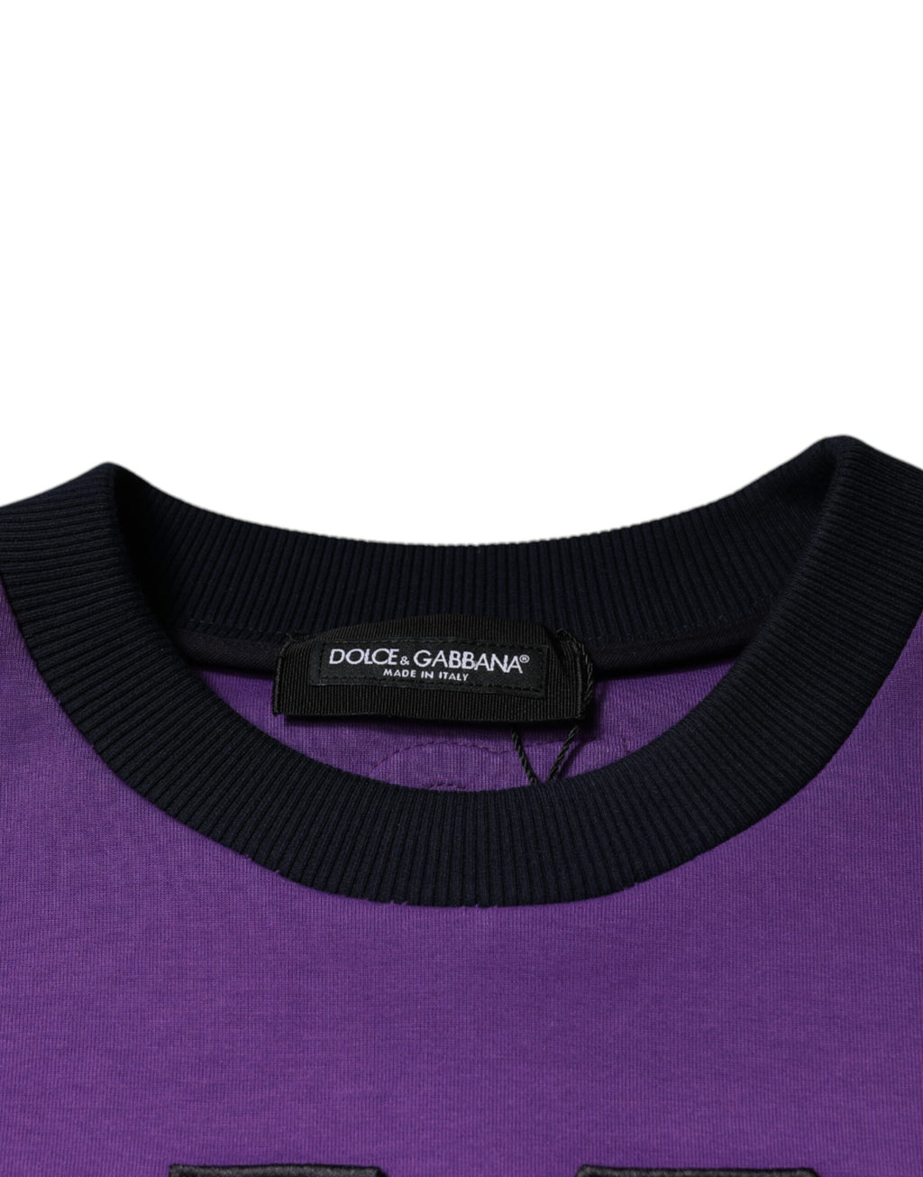 Sweatshirt homme Dolce & Gabbana à col ras du cou multicolore, pull en coton à motif vibrant et style moderne.