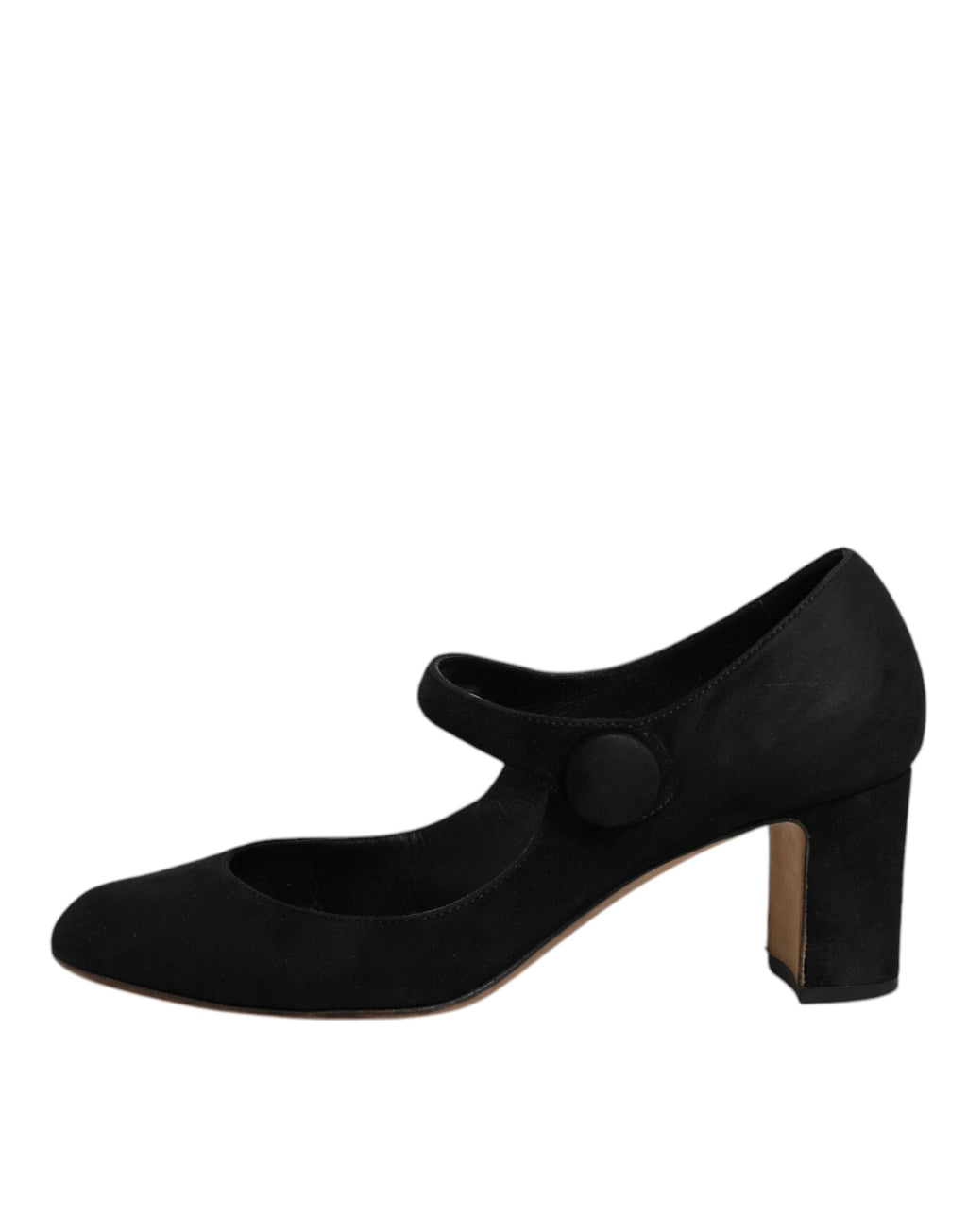 Escarpins noirs en daim et cuir Dolce & Gabbana KEIRA, chaussures à talons élégants et sophistiqués.