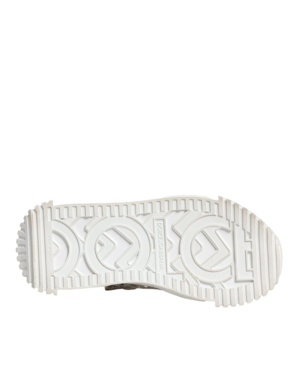 Chaussures de sport basses en mesh blanc Dolce & Gabbana NS1, baskets décontractées pour homme.