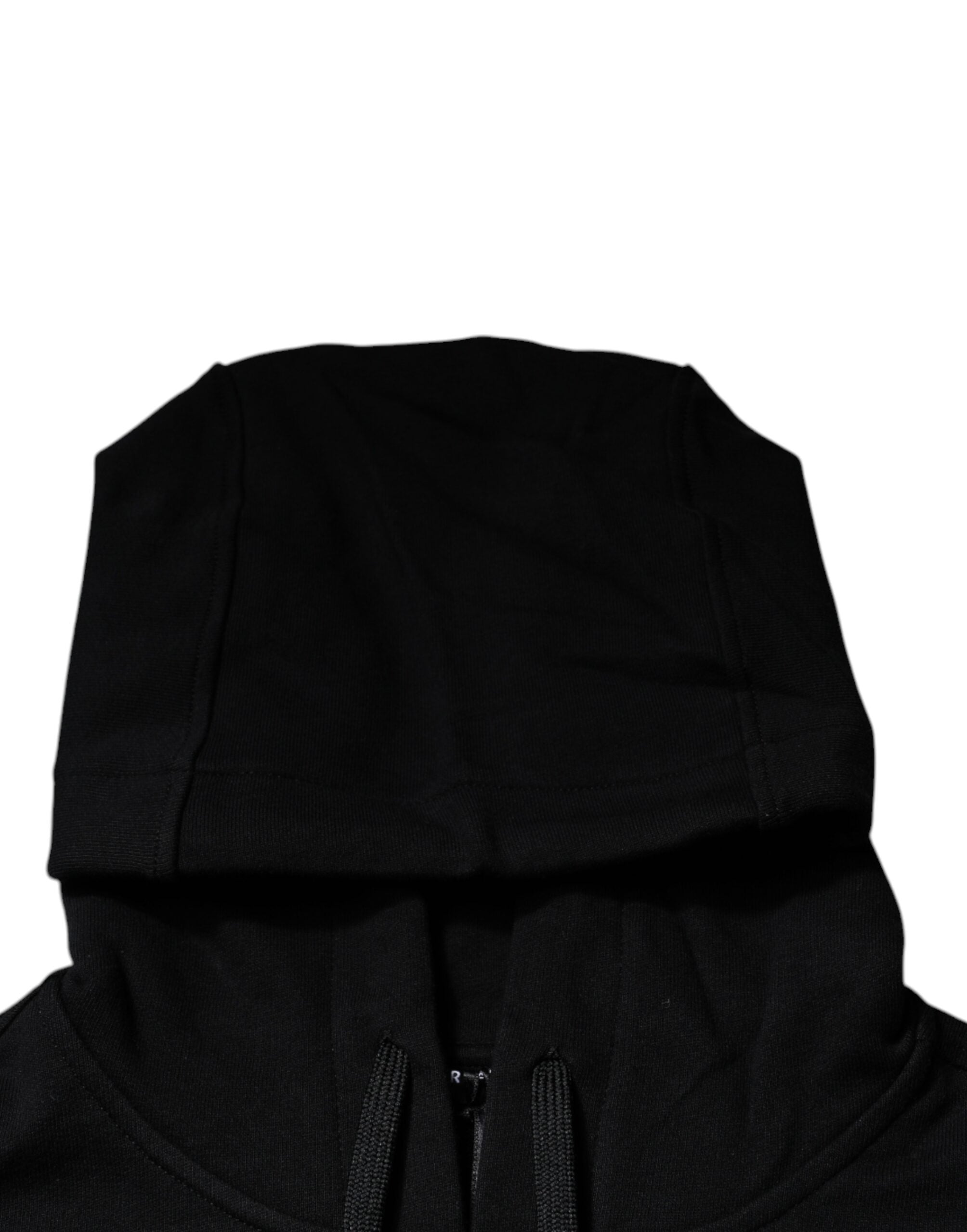 Sweat à capuche en coton noir Versace Medusa, pull-over avec logo et motif emblématique, style élégant et décontracté.