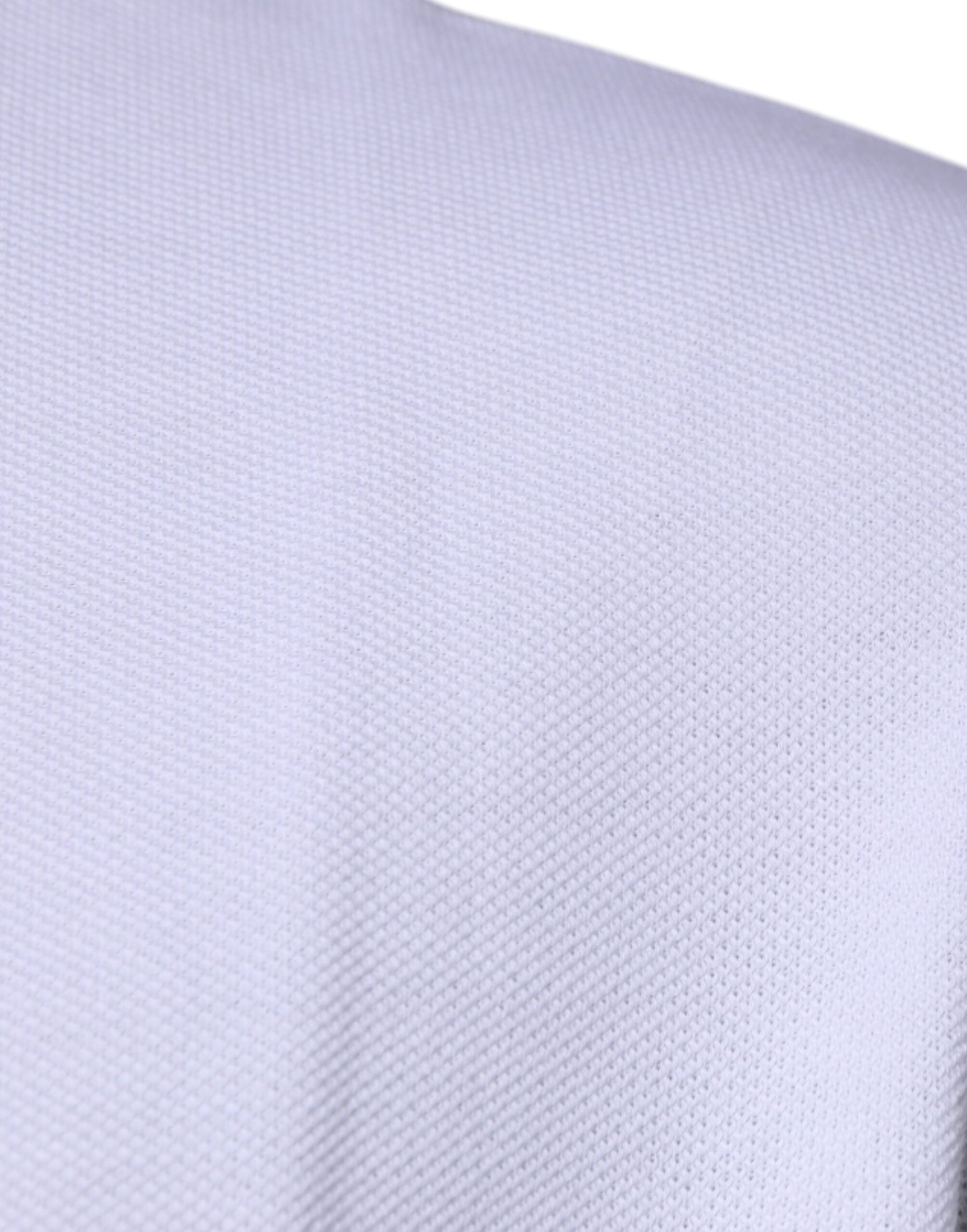 Polo homme blanc Versace en viscose avec col, manches courtes, style élégant et confortable.